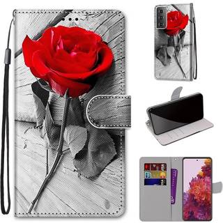 Samsung Galaxy S21 Flip Cover m. Pung - Rose