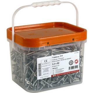 Heco Træskrue TFT Protect 4 5x80, hink 700 st