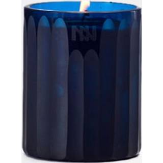 ONNO Collection Candlelight And Scents - 'Royal' candle Ginger Fig scent, small in BLUE GLASS / WAX