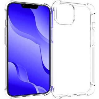 iPhone 14 Fleksibelt Plastik Bagside Cover - Gennemsigtig