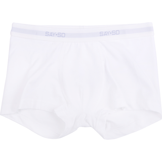 Basis boxershorts hvid økologisk bomuld