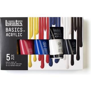 Basics Acrylfarben Set 5x75ml - Mehrfarbig