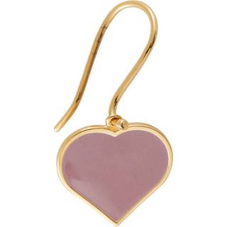 Big Heart Enamel Ear hanger 1 pcs 15mm