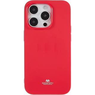 iPhone 14 Pro Max Mercury Goospery Fleksibelt Plastik Bagside Cover - Rosenrød