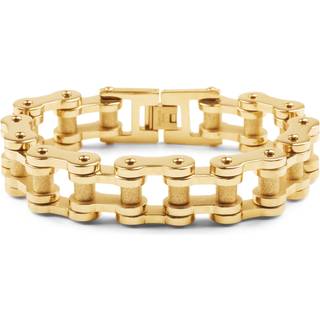 Guldfarvet Kædearmbånd i Kirurgisk Stål