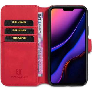 DG-Ming Wallet 3-kort Apple iPhone 13 Pro (6.1")  - rød