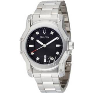 Bulova 96D109 Diamond Sort/Stål Ø44 mm