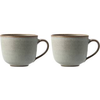 Paradisverkstaden Lantliv kaffekrus 2-pak Grå
