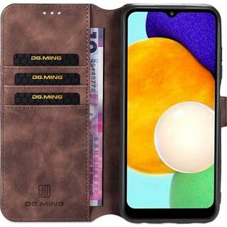 DG-Ming Wallet cover 3-kort Samsung Galaxy A03s - Coffe