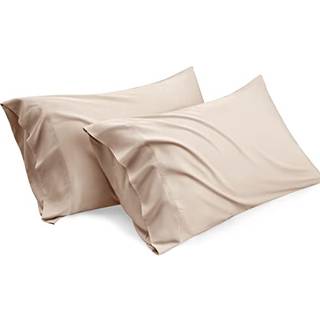 Bedsure K?ling Pudebetr?k Standardst?rrelse S?t med 2 Rayon afledt af bambus K?ling Pudebetr?k til Hot Sleepers Bl?de og silkeagtige pudebetr?k m