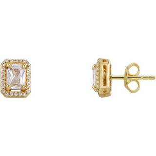 XENOX Ohrstecker - Circle Halo - XS7068G - gold