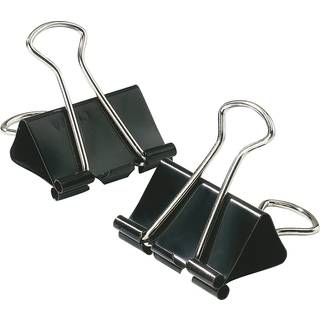 Office Depot Brand (R) bindemiddelklip sm? 3/4in. Bred 3/8in. Kapacitet sort pakke med 36 OD77832
