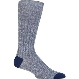 Pantherella Hamada Linen/Cotton/Nylon Sock Indigo