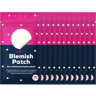 Hanhoo Blemish Patch 432 Räkna 12 PK Hydrocolloid finnlappar krymper finnar skyddar från fingerplockning och smuts absorberar vätska akne fläckpl