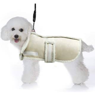 Xuanqifc hund vinterjakke Varm vindtæt hundewarere til små hunde tyk tilsyneladende fleece hundefrakke til mellemstore store hunde (X-Small)