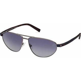 Timberland TB9324 Polarized 09D 62 Solbriller Mænd Silver - Matte Anthracite Silver - 62mm