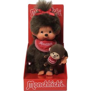 Monchhichi pige med baby, 20 cm Monchhichi dukker 242184