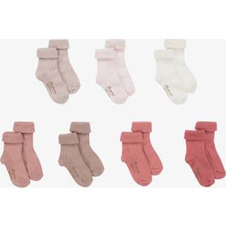 Bonpoint Baby set of 7 cotton-blend socks - pink - II