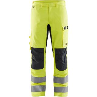 Blåkläder 1788 Multinorm Buks Inherent med stretch / Multinorm Arbejdsbuks Inherent med stretch - C64 - High Vis Gul/Marineblå