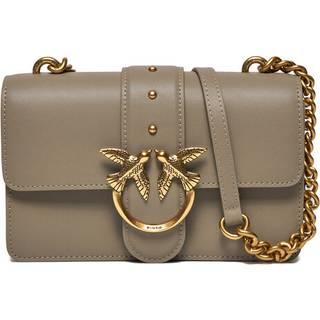 Pinko Love One Mini Crossover taske taupe