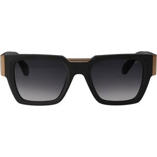 Philipp Plein Mand SPP095M PLEIN GLARES 0L46 Solbriller Acetat Grå Røg Geometrisk Normal Skygge