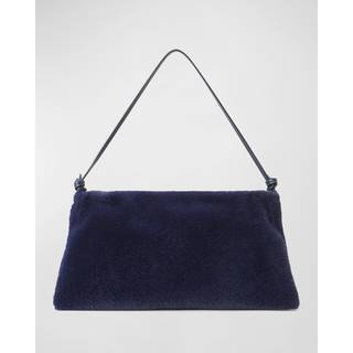Staud Vivi faux suede crossbody bag - blue - One Size