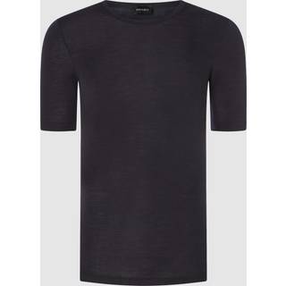 HANRO Short Sleeve Shirt - Woolen Silk 0176 Anthracite Medium