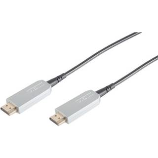 Fiber Optisk HDMI kabel - 4K/60Hz - Sølv - 5 m