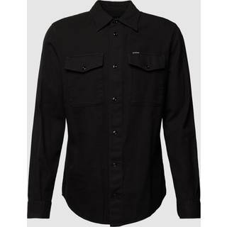 Marine Slim Shirt - Black - Men