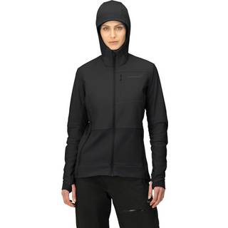 Norrøna Women's Falketind Alpha90 Insulated Zip Hood Caviar, S