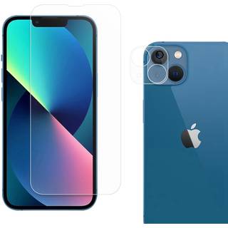 iPhone 14 Plus Kamera- & Skærmbeskyttelse - Gennemsigtig