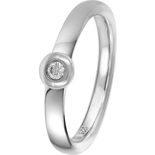 trendor 88315 Damenring Diamant 925 Silber Brillantring 0,05 ct