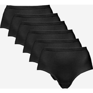 Ribbet trusse i bomuld 6-pack