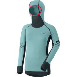 Dynafit Women's Alpine L/S Tee Løbeshirt Damer størrelse XL farve turkis
