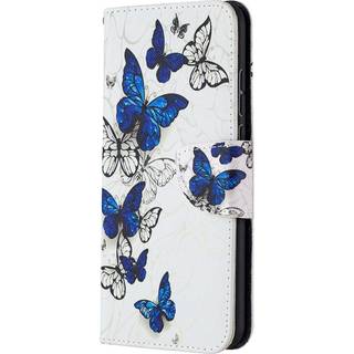 Huawei Honor 9X Lite Læder Cover m. Pung - Sommerfugle Sværm
