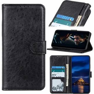 Samsung Galaxy A21s Pung Taske med Magnetisk Lukning - Sort