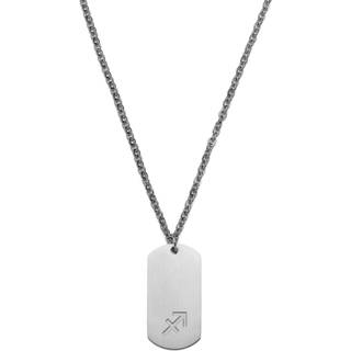 Skytte Zodiac Sølvfarvet Stålhalskæde