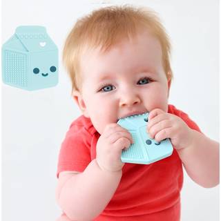 Nuby All Silicone Milk Carton Teether - 3+ m?neder