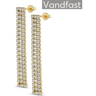 ANNEBRAUNER Tennis Øreringe 18K Guldbelagt