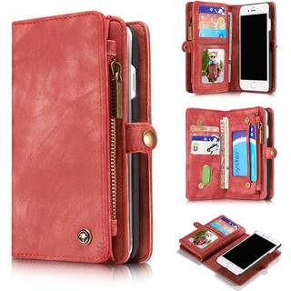CaseMe Multi-slot Mobiltaske iPhone 7 Rød