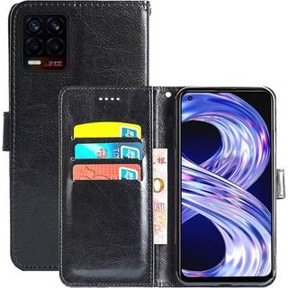 Wallet Cover 3-kort Realme 8 Pro  - sort