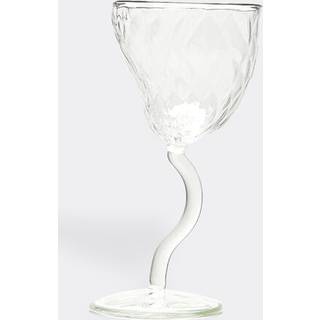 Seletti Glassware - 'Classic on Acid, Diamonds' wine glass in TRANSPARENT GLASS
