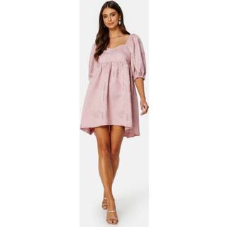 BUBBLEROOM Summer Luxe High-Low Dress Dusty pink 46