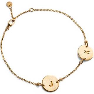 Jane Kønig Lovetag armbånd i forgyldt sølv med 2 Lovetag
