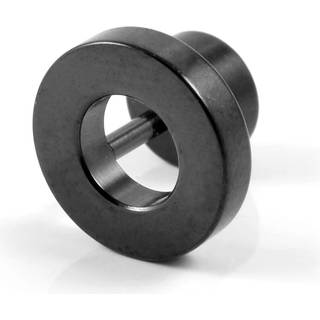 10mm Cirkel Sort Stud Ørering