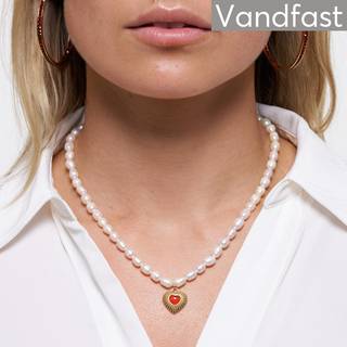 ANNEBRAUNER Pearl Heart Necklace LIMITED EDITION