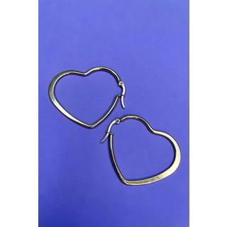 Mellow Moon - Hjerte Øreringe - (1 par)