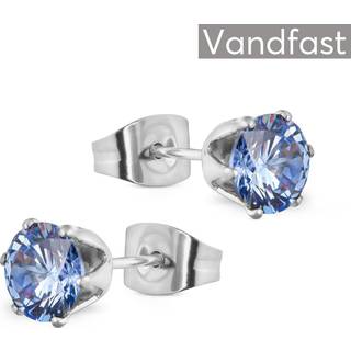 ANNEBRAUNER Princess 6mm Earrings L-Sapphire