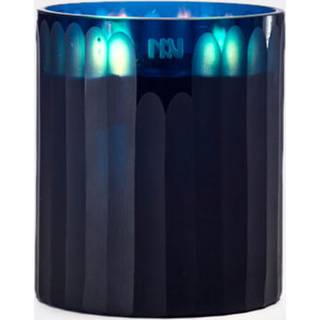 ONNO Collection Candlelight And Scents - 'Royal' candle, Ginger Fig scent, medium in BLUE GLASS / WAX
