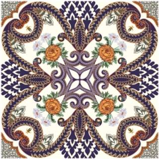 Silke tørklæde Erfurt